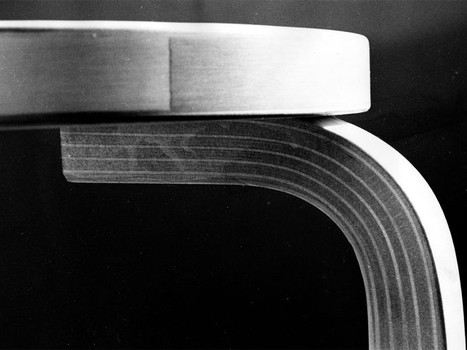 Black and white photo of Stool 60