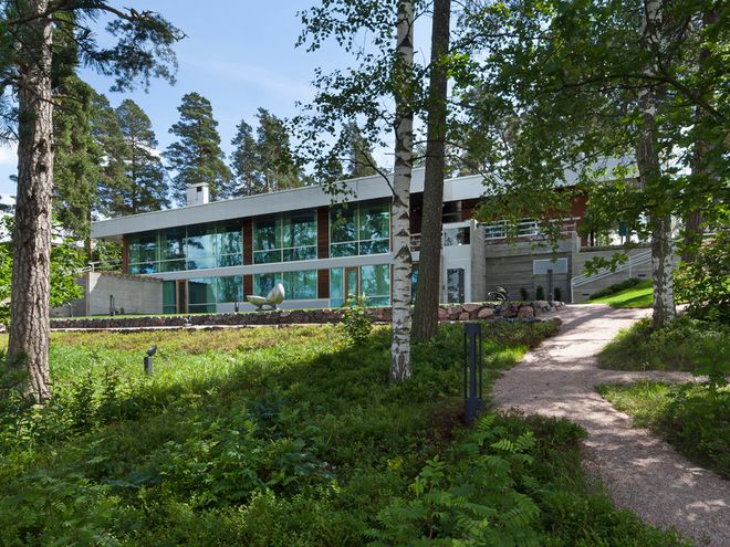 Didrichsenin taidemuseo, julkisivu