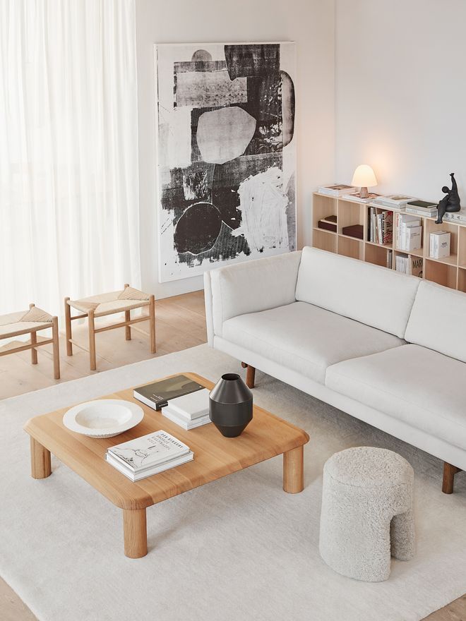 Fredericia  Islets coffee table, 110 x 110 cm, light oiled oak