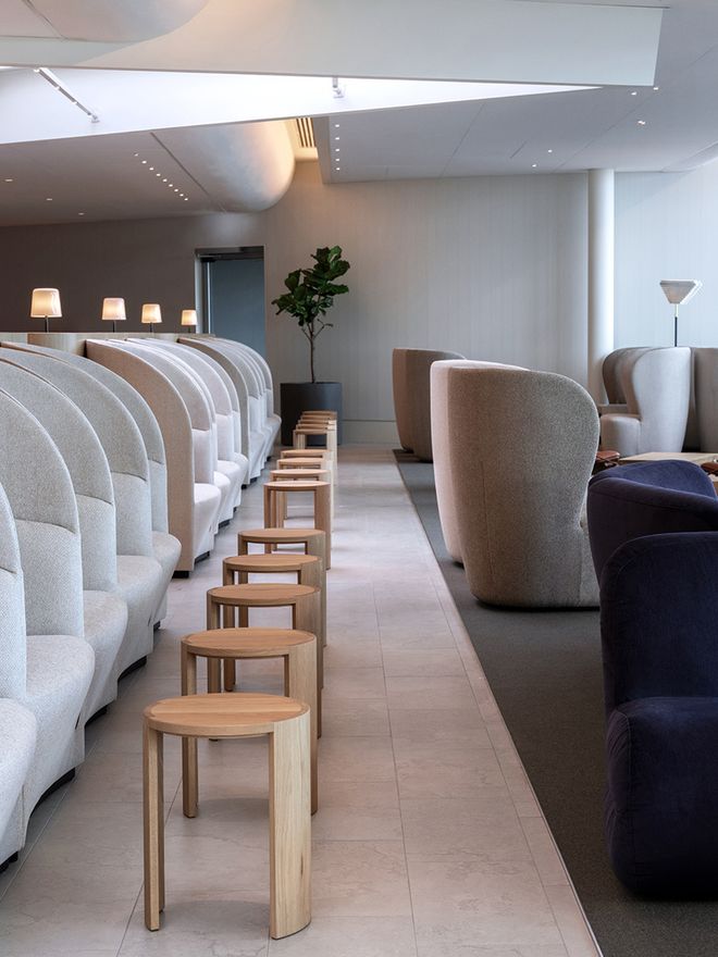 Made by Choice Airisto side tables at Finnair Lounge