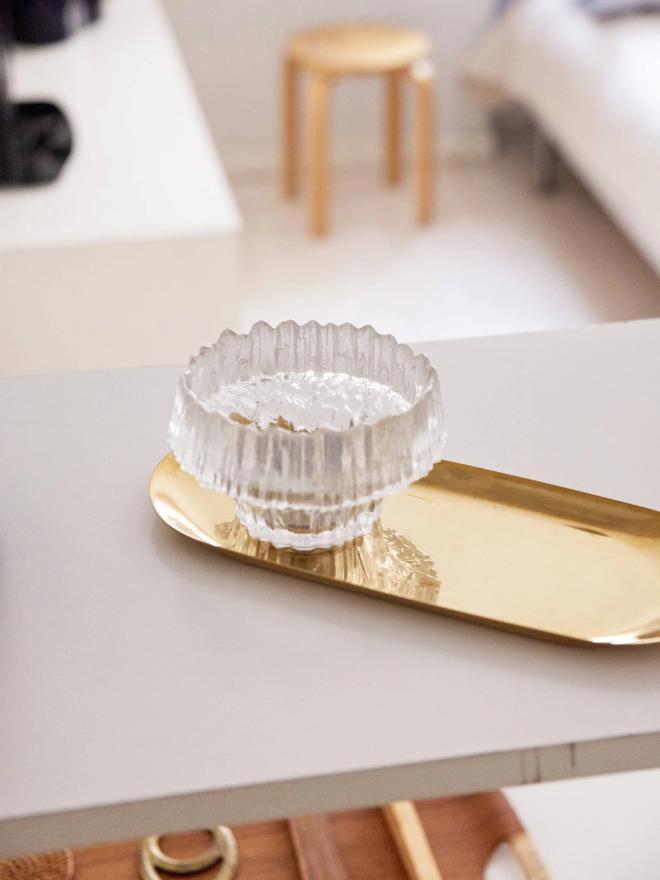 Iittala  Stellaria 3450 candleholder, clear