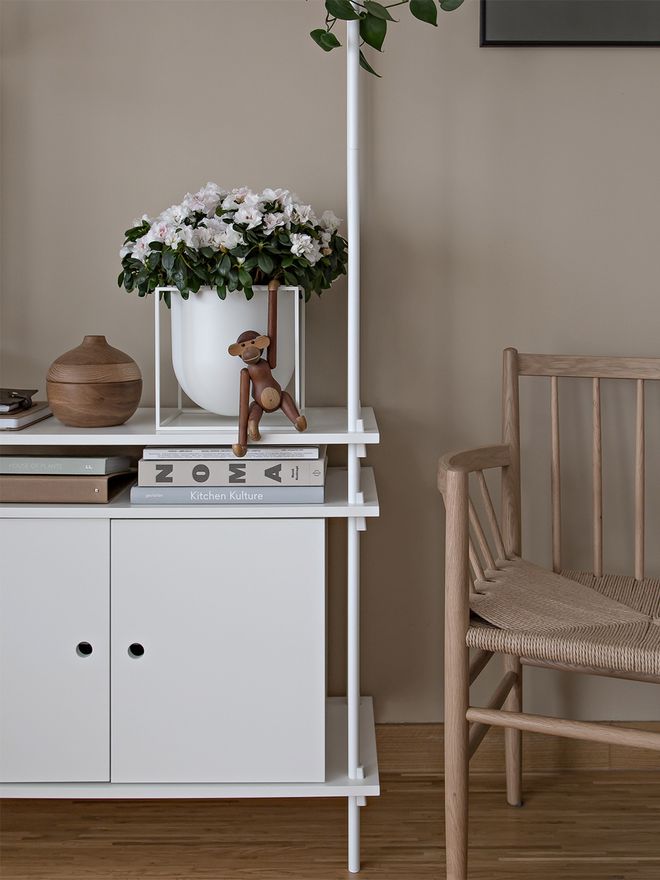 By Lassen Kubus flowerpot 23, white