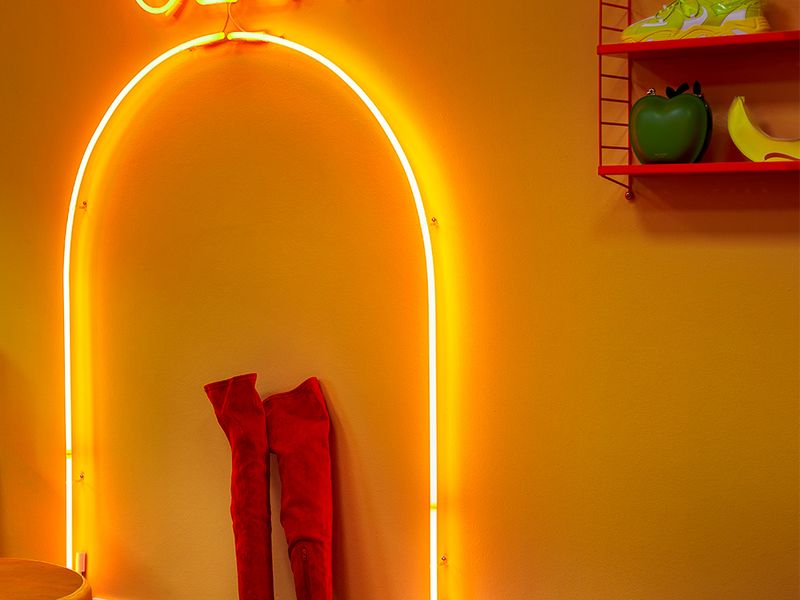 Helsinki Pride 2020 event venue furnished with Finnish Design Shop products