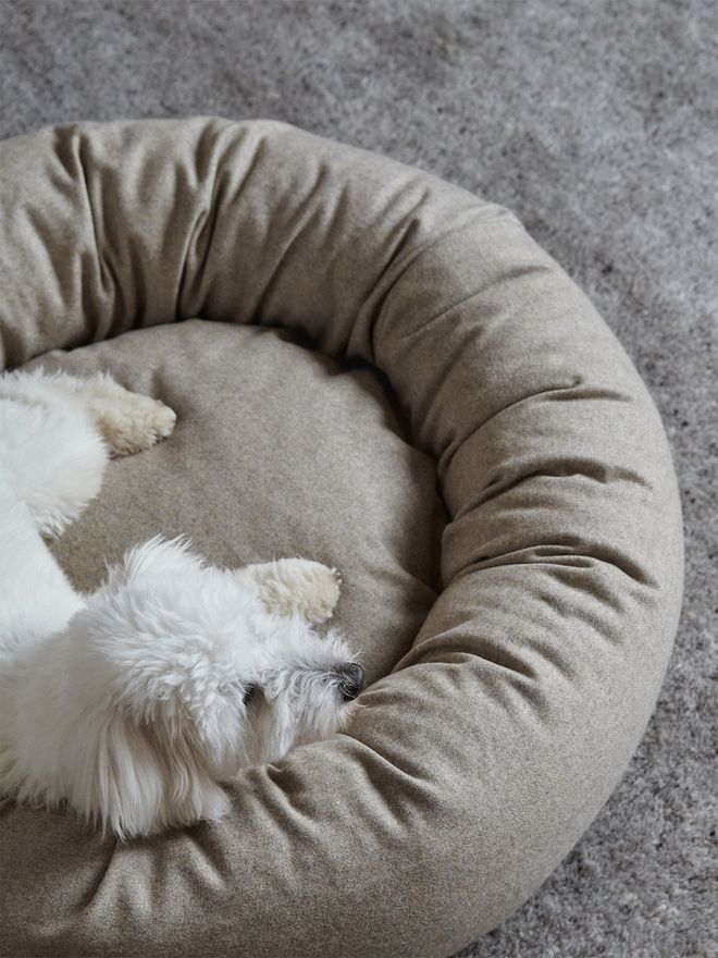 Matri Dog bed, L, ivory melange
