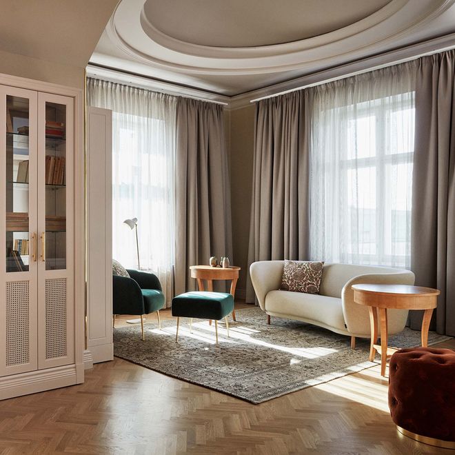 Dandy sofa in Hotel St. George's Coupole Suite