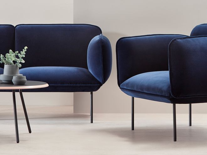 Woud  Nakki 1-seater, dark blue
