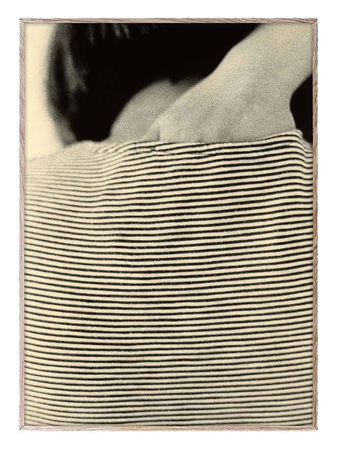 Paper Collective Striped Shirt poster, design Mikael Siirilä