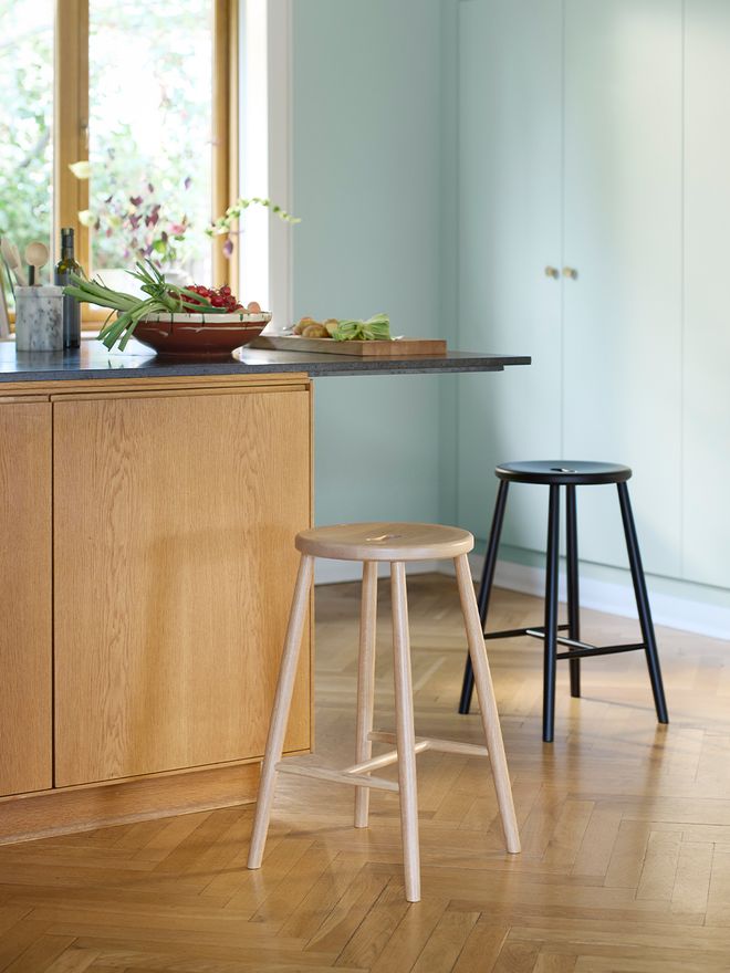 FDB Møbler's J27C counter stool