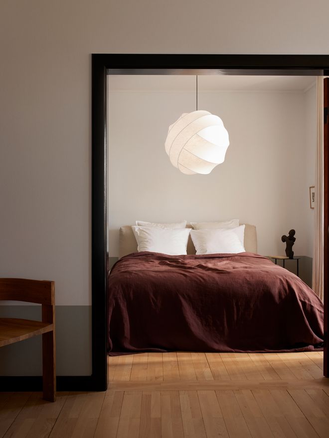 Pholc's Turner 65 pendant in a bedroom