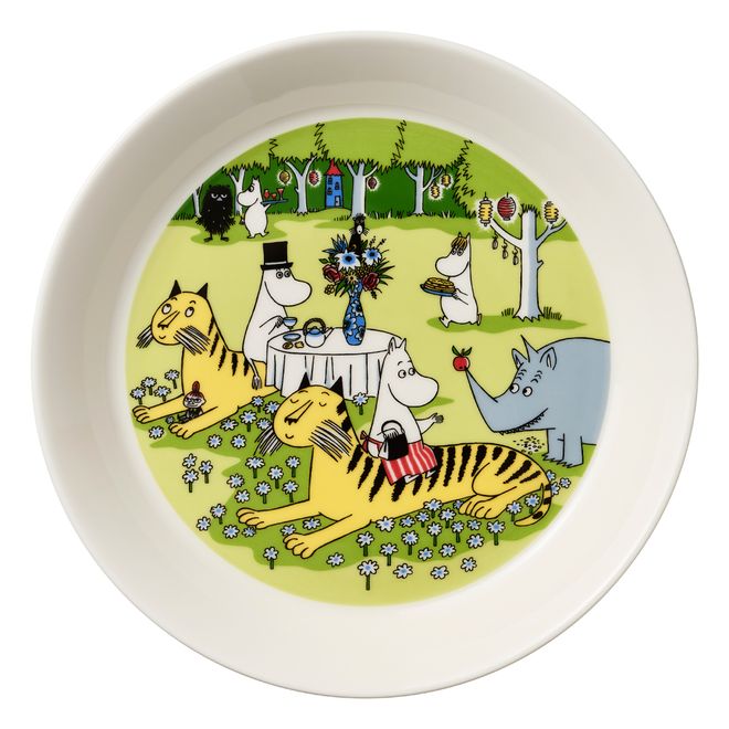 Moomin plate summer 2023 Garden Party