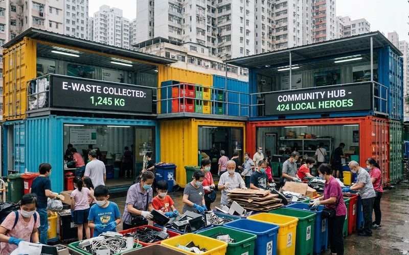 Urban Circularity Micro-Hubs: Turning City Waste into Local Wealth