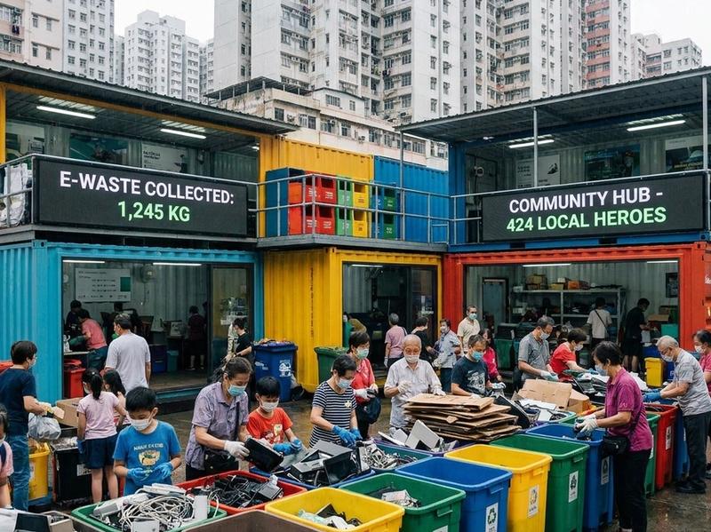 Urban Circularity Micro-Hubs: Turning City Waste into Local Wealth