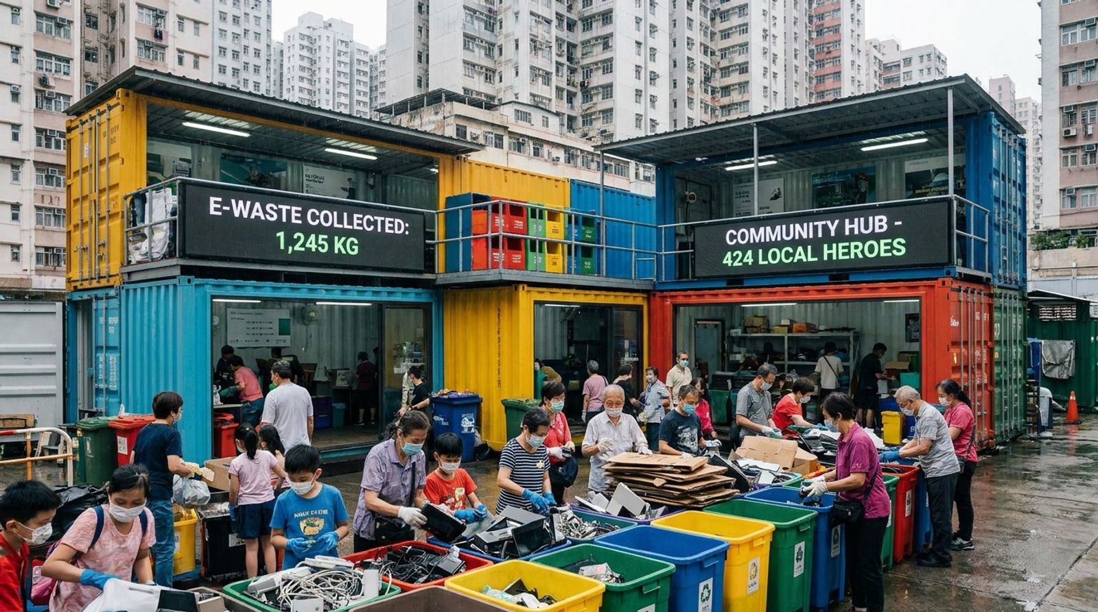 Urban Circularity Micro-Hubs: Turning City Waste into Local Wealth