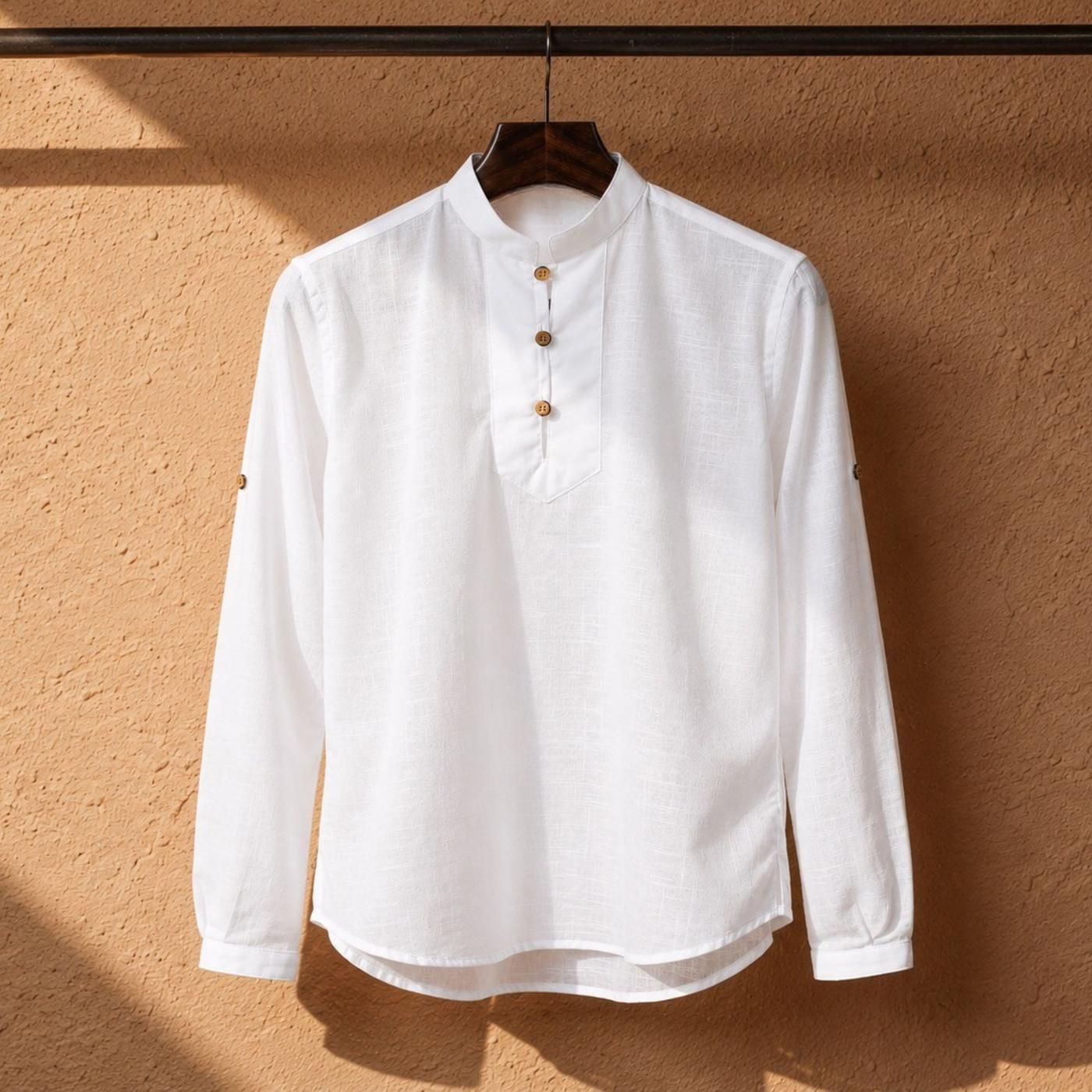 Camisa Dante Slim Fit Falso Lino