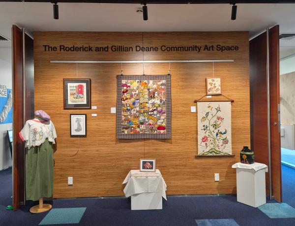 "Think Again" Exhibition of work at The Roderick and Gillian Deane Community Art Space Gallery Paraparaumu Library