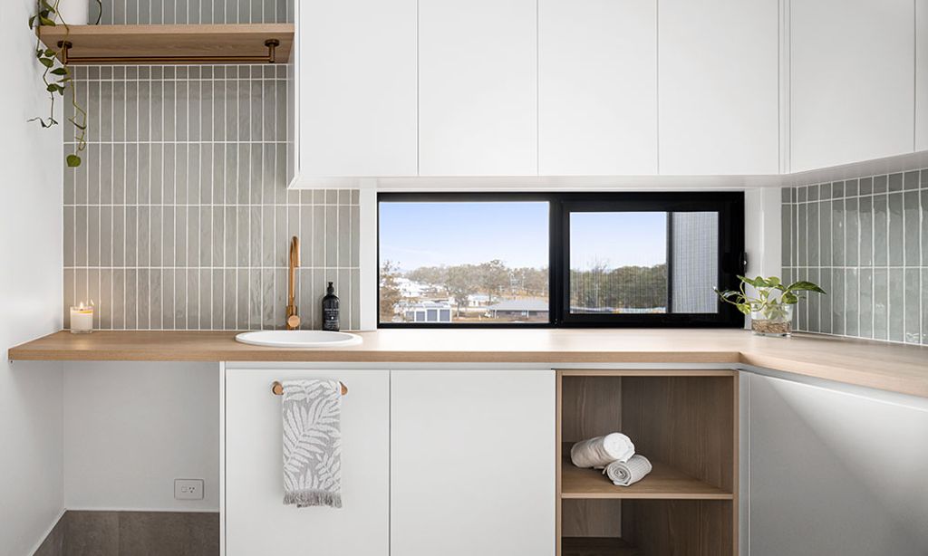 The Summit House (Bathroom Cabinets with Open Windows)