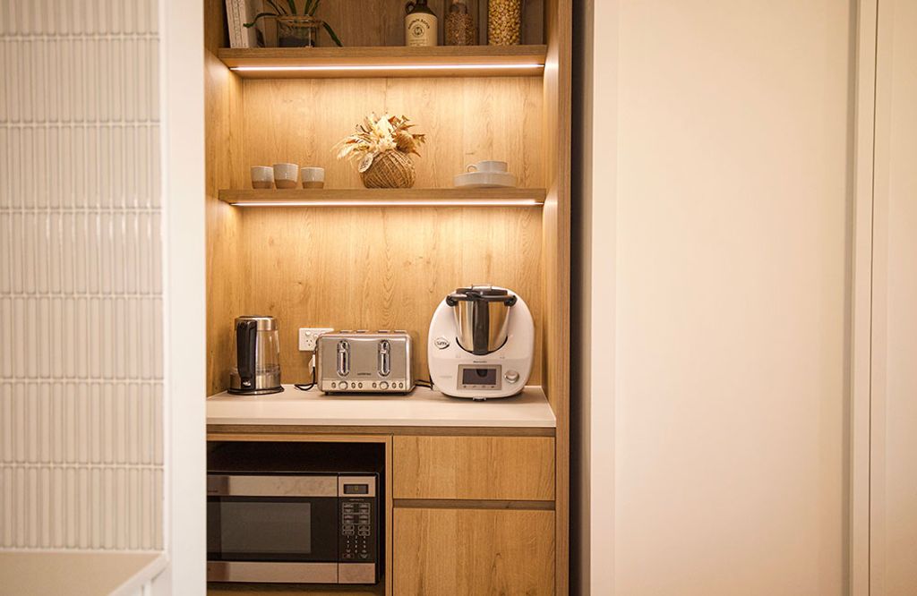 Coastal Boho Delight (Kitchen Cabinet)