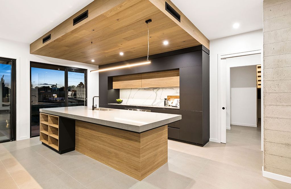 Project San Michelle (angled view of the kitchen area)