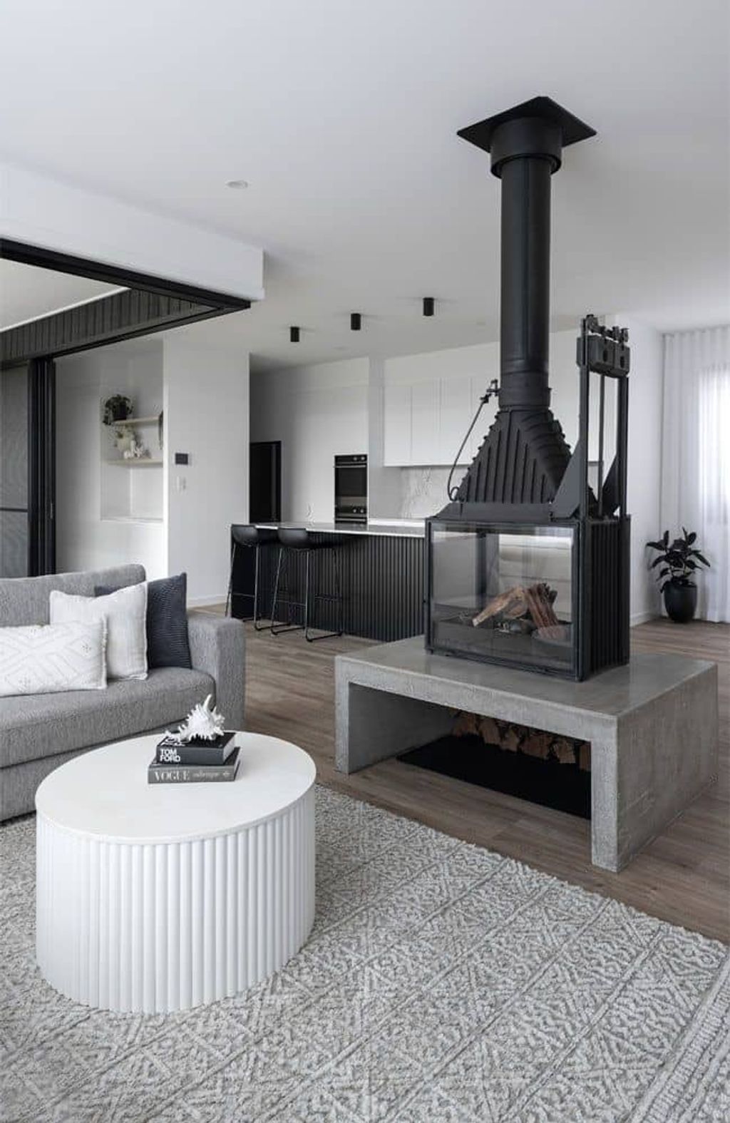 Project Moncrief (moncrieff kitchen overview with plain white design)