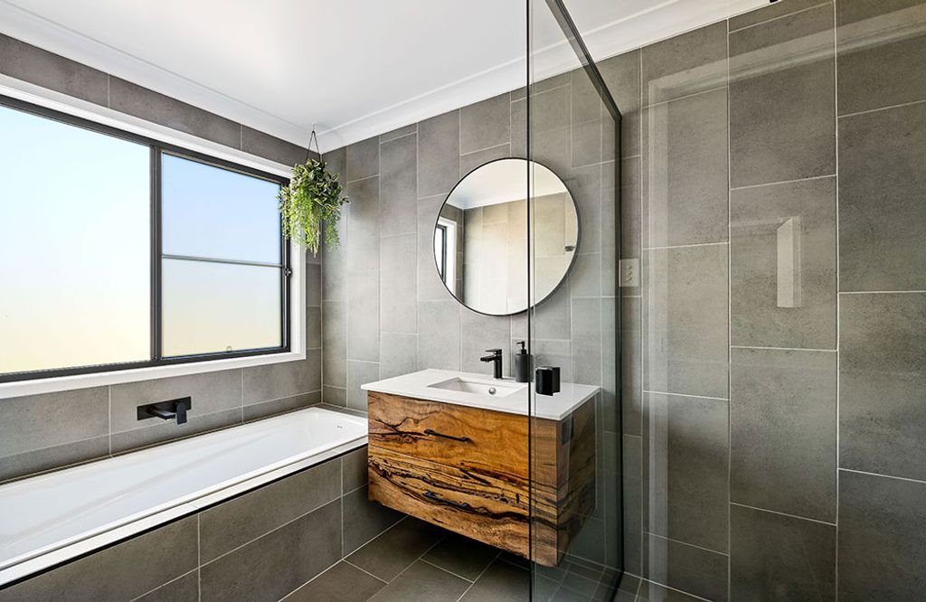 Project Tremorne (industrial colored bathroom)