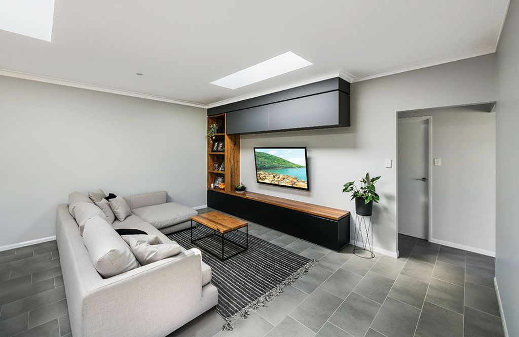 Project Tremorne (entertainment area with tv wall)