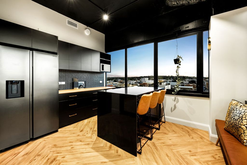 Project Enterprise Legal (kitchen table with high chairs and window view)