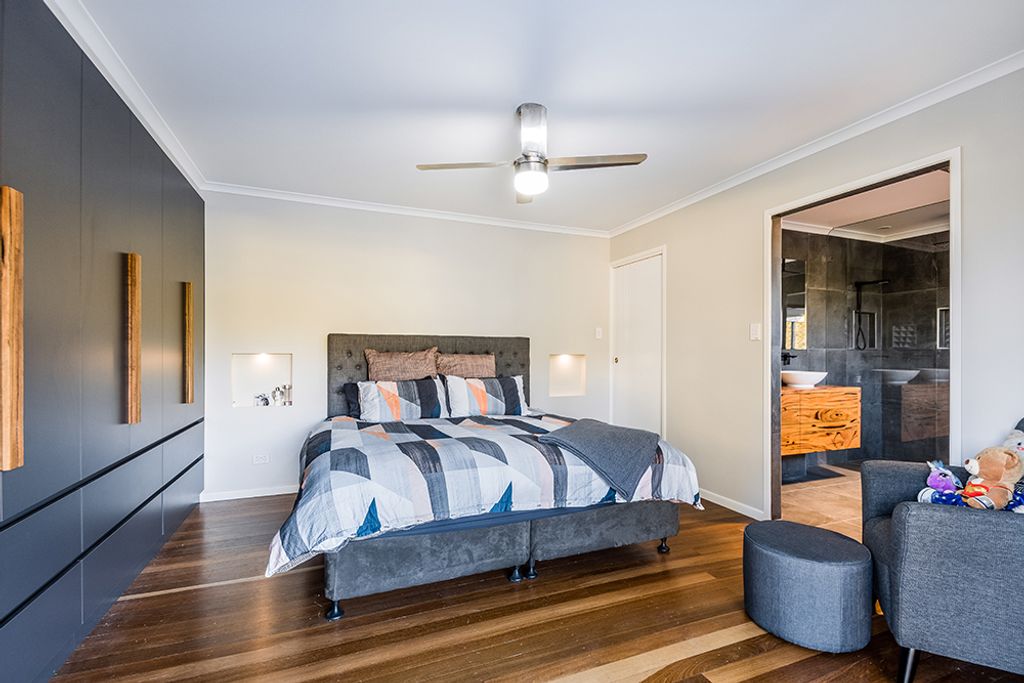 Project Marri (modern bedroom gray cabinets and furniture)