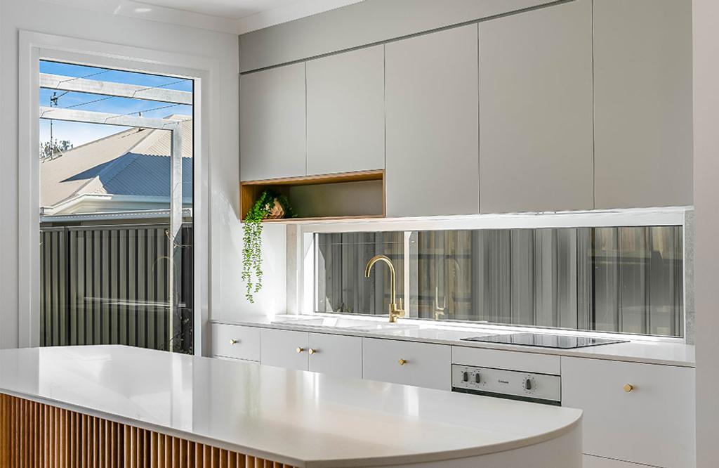 Cranley 2.0 (windowed style kitchen area with white cabinets)