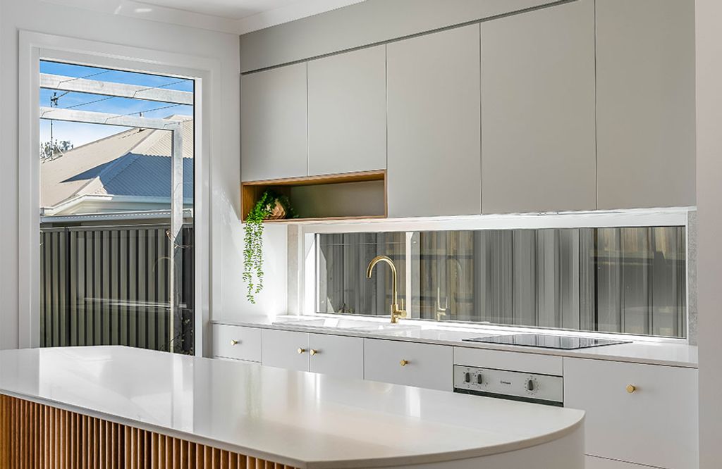 Cranley 2.0 (windowed style kitchen area with white cabinets)