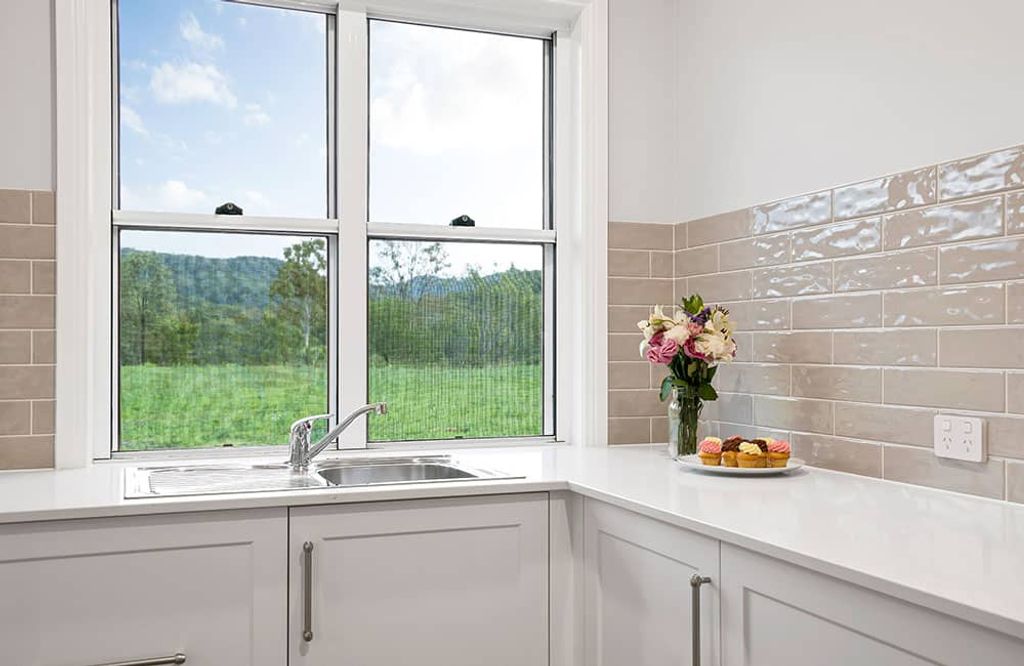 Project Flagstone (sink table cabinets over the window)