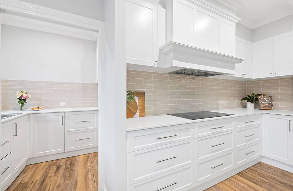 Project Flagstone (white colored cabinets kitchen and pantry)