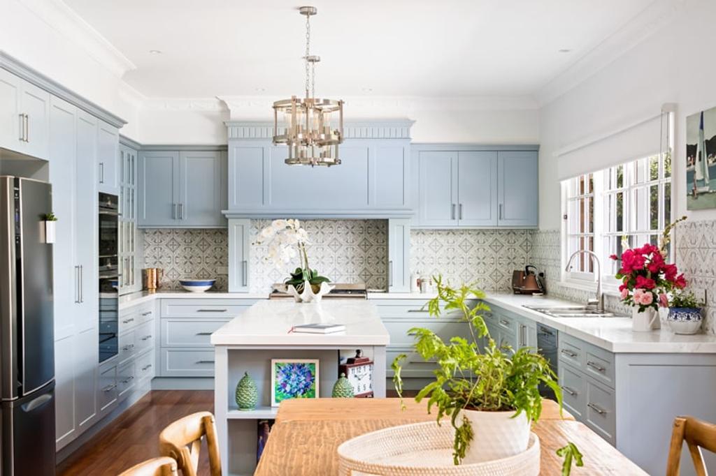 Project Crown (dining overview of kitchen cabinets)