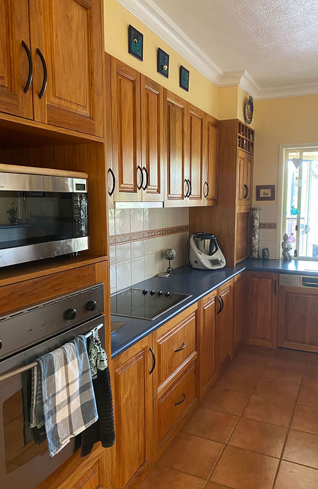 Coastal Boho Delight (Before Kitchen Cabinet)