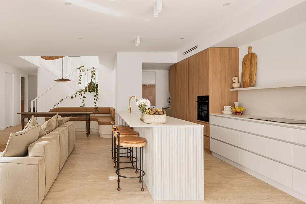 Project Alice (a living room with open-concept kitchen)