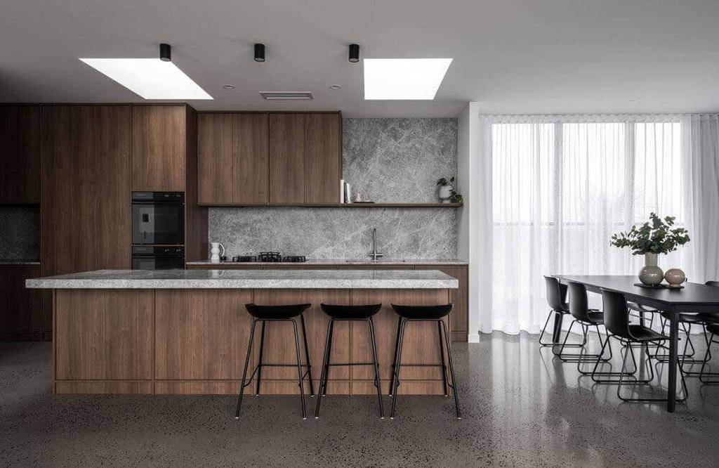 Project Keira (keira kitchen with wooden wall base cabinets)