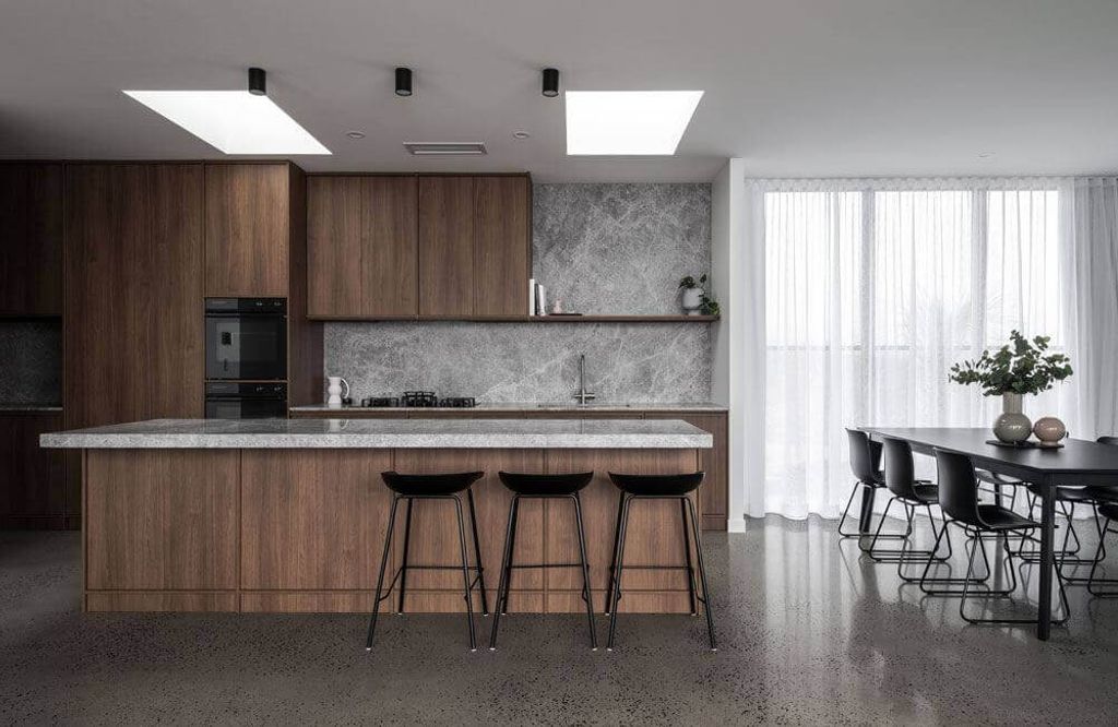 Project Keira (keira kitchen with wooden wall base cabinets)