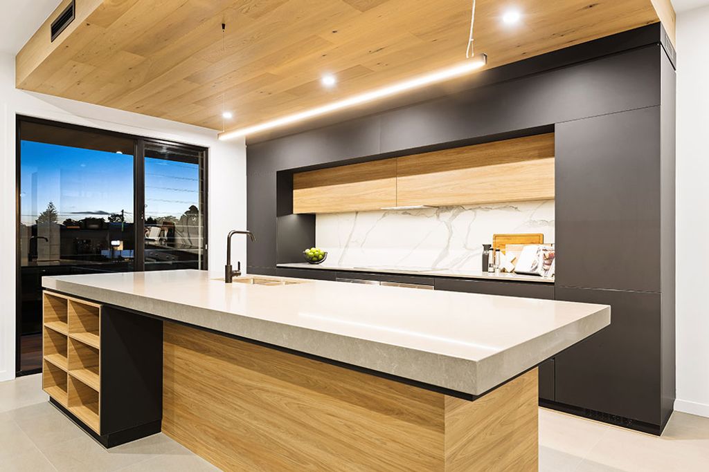 Project San Michelle (kitchen table with sink and cabinets)