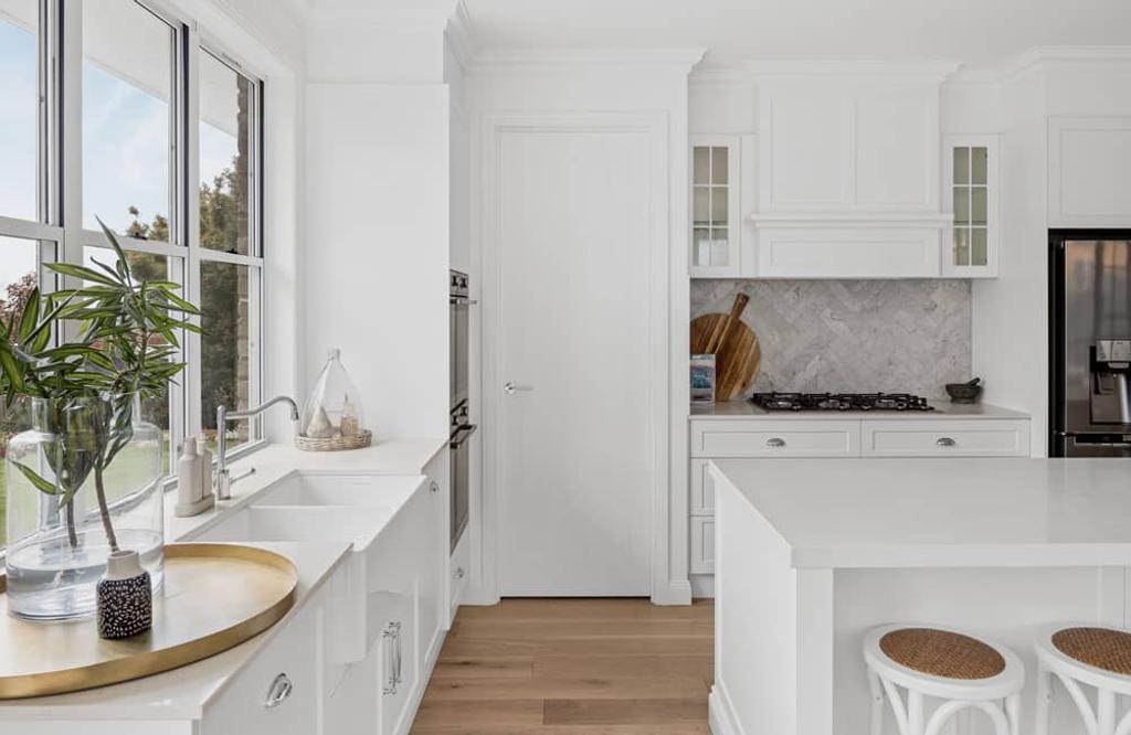 Beautiful Bingara (bingara kitchen white finish cabinetry 6)
