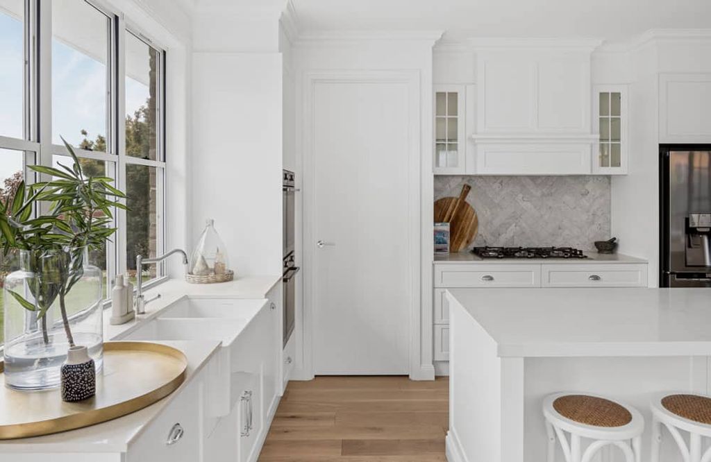 Beautiful Bingara (bingara kitchen white finish cabinetry 6)