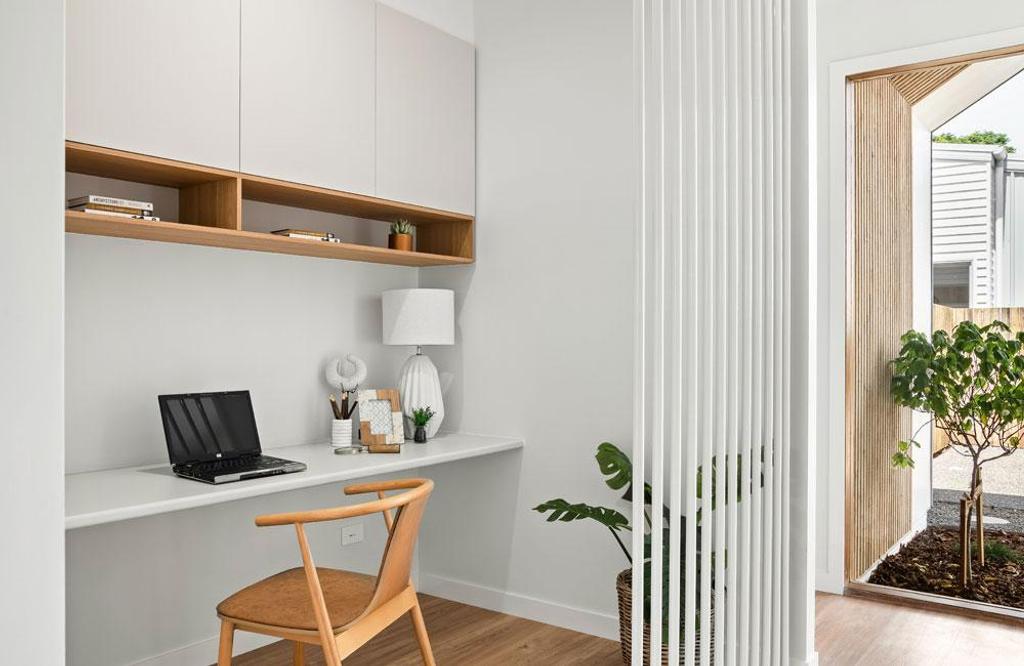 Project Drummond (Drummond street office area with wooden chair)