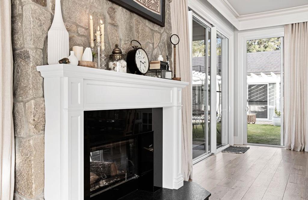 Fireplace Left Side View