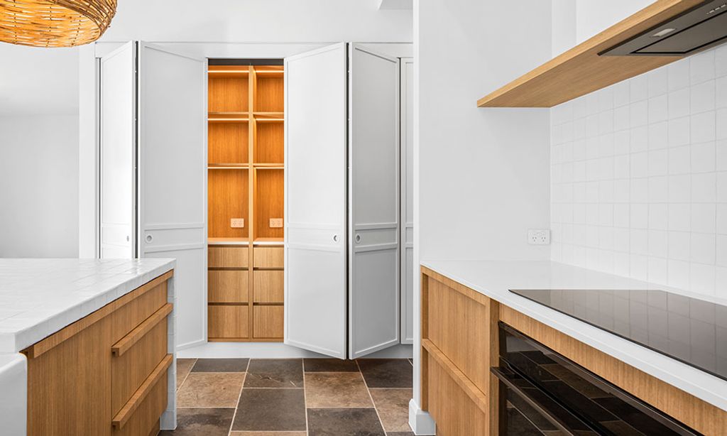 Earthy Delight (Kitchen with Open Cabinet)