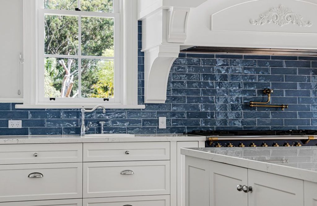 Project Ben (blue wall bricked tiles)