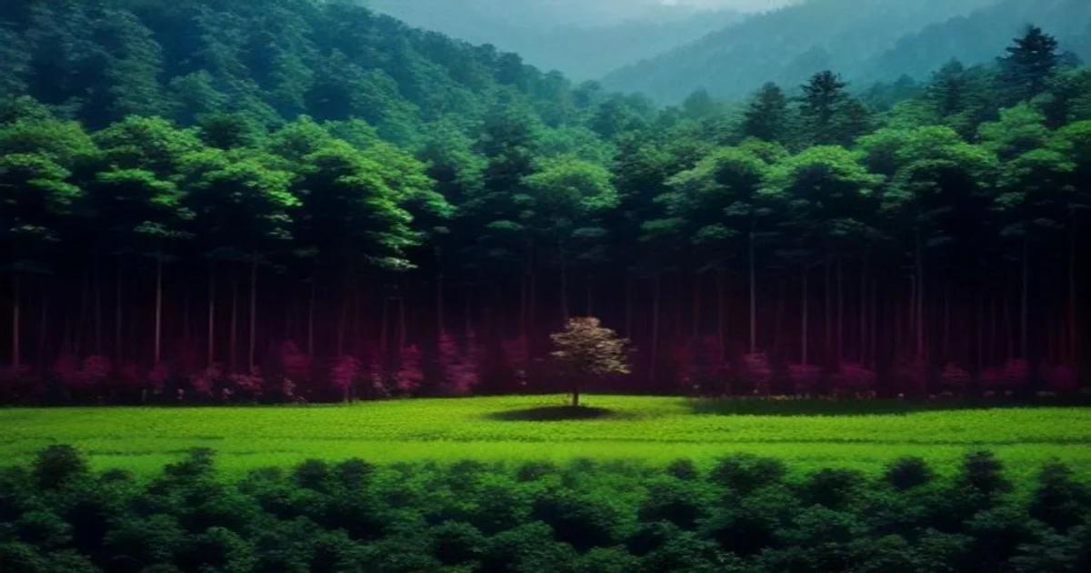 Autonomous drones performing reforestation in a large scale synthetic ecosystem project.