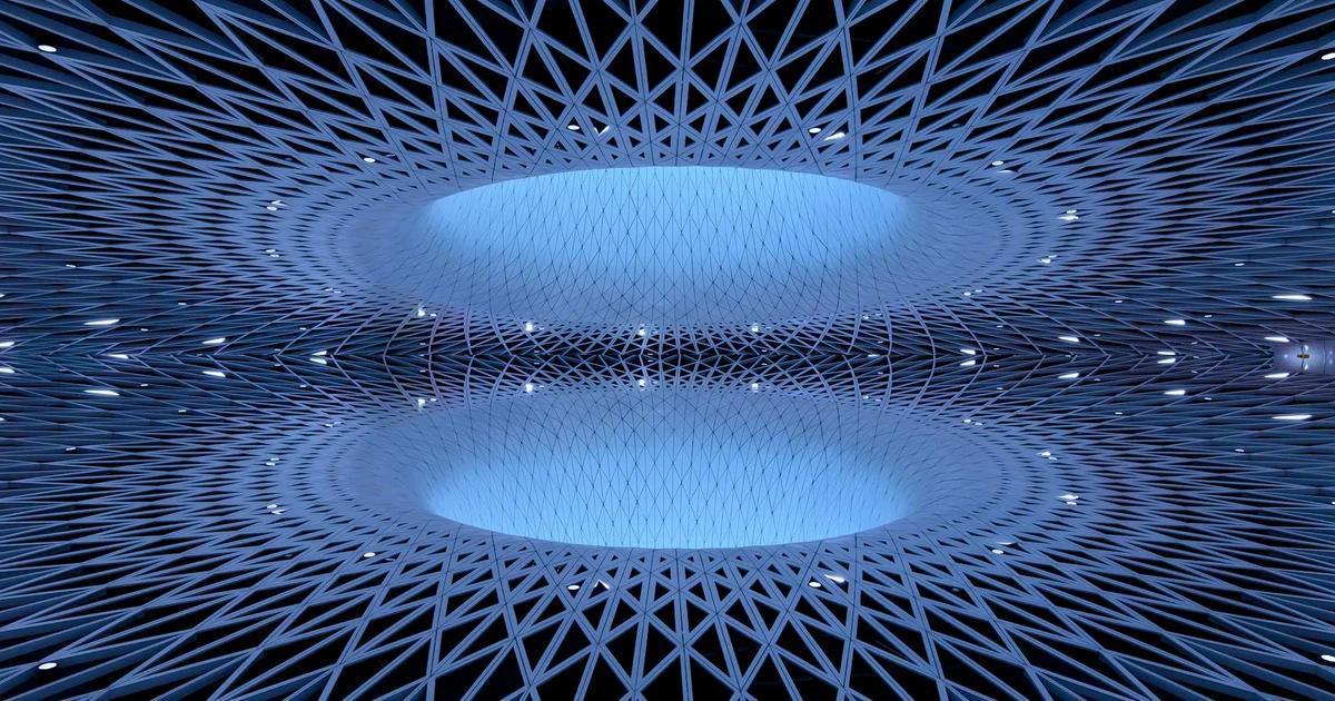 Digital fingerprint icon overlaid on a network of data, symbolizing AI content authentication.