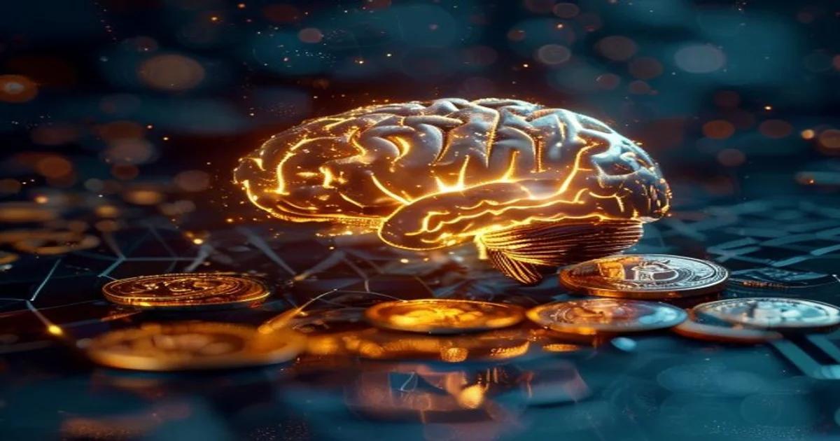 A conceptual representation of AI protecting financial assets and personal wealth management systems.