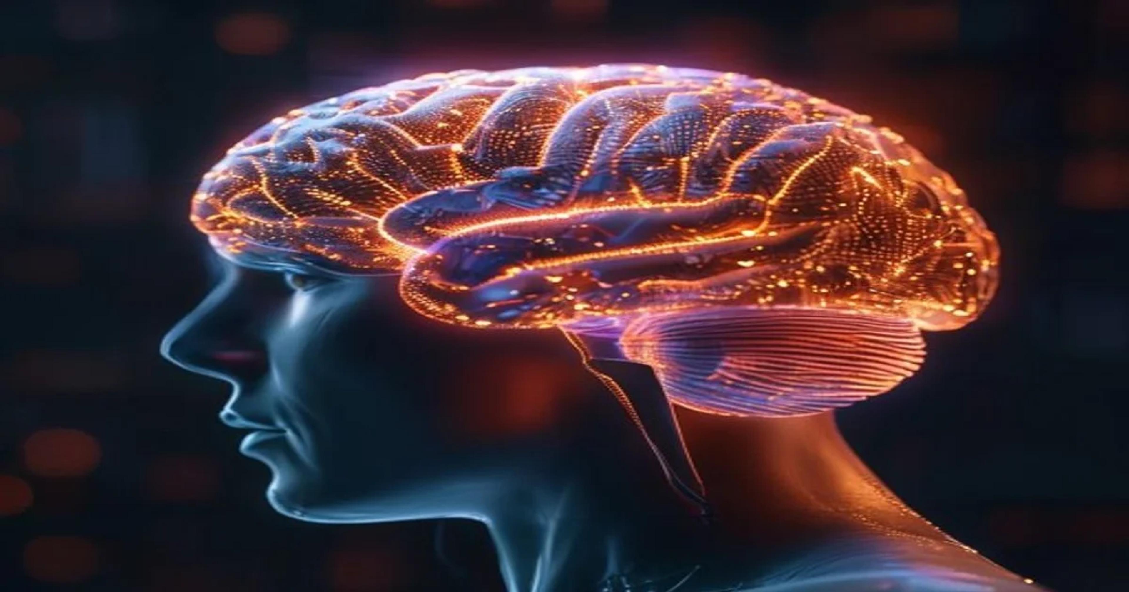 Advanced AI-driven neural interface chip integrated with human neural pathways.