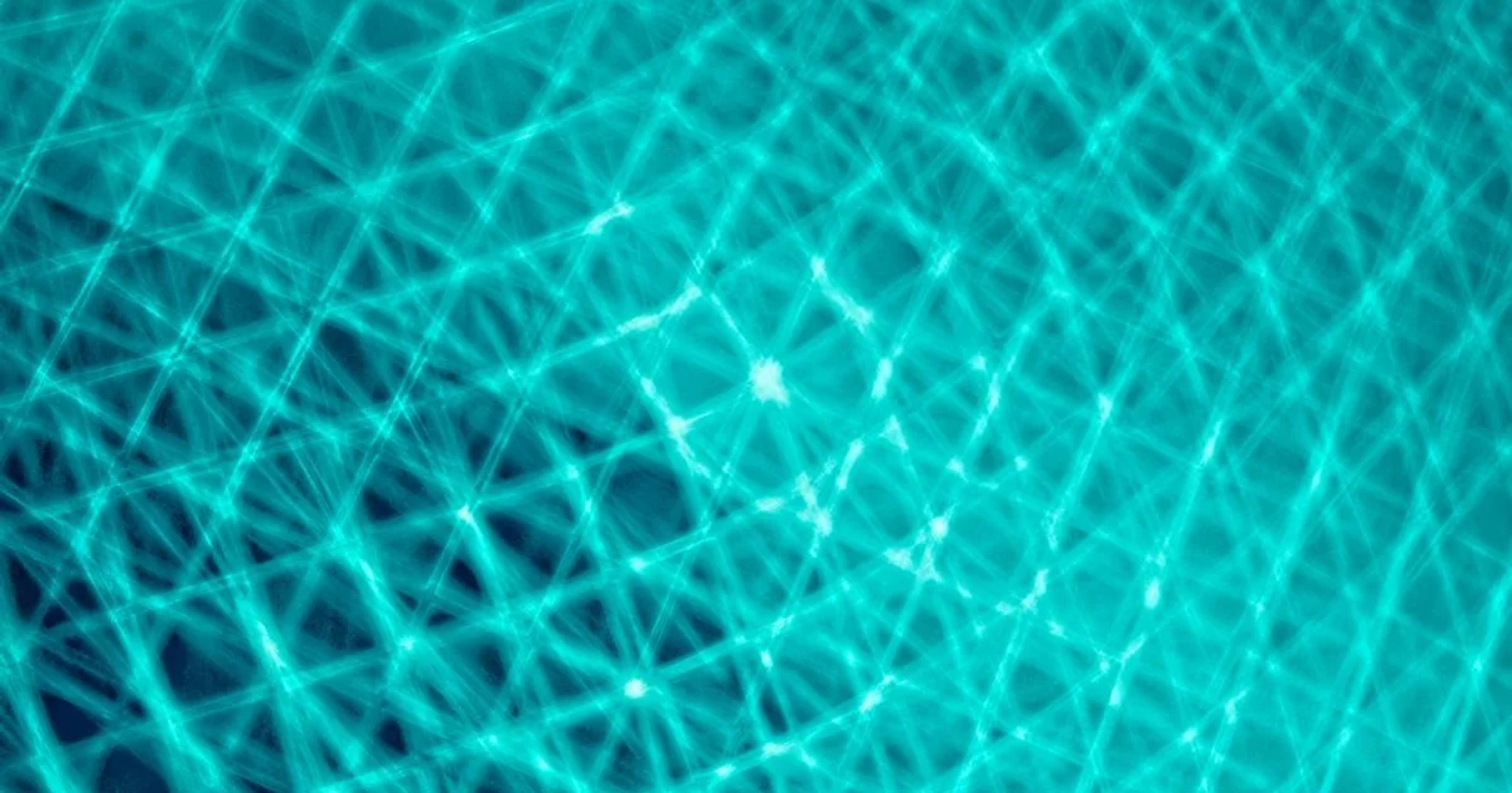 Visualization of AI algorithms separating complex satellite signal interference in orbit.