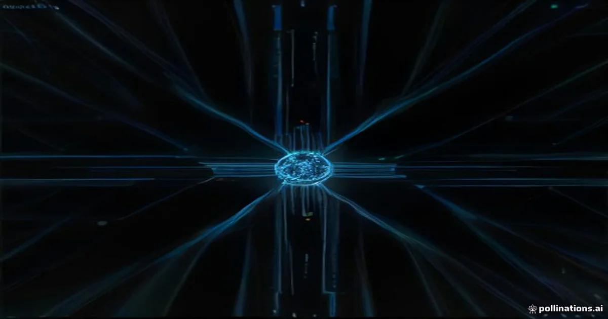 A futuristic representation of intellectual property being analyzed by artificial intelligence systems.