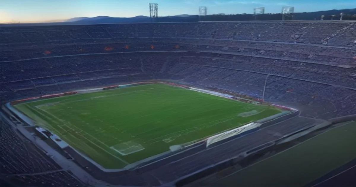 An advanced AI system analyzing a soccer game in real-time with digital overlays.